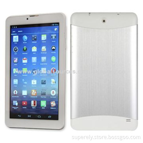 7-inch Android 4.2 Tablet PCs with 3G Dual-SIM, MTK6572 512MB/4GB ROM, Metal Case